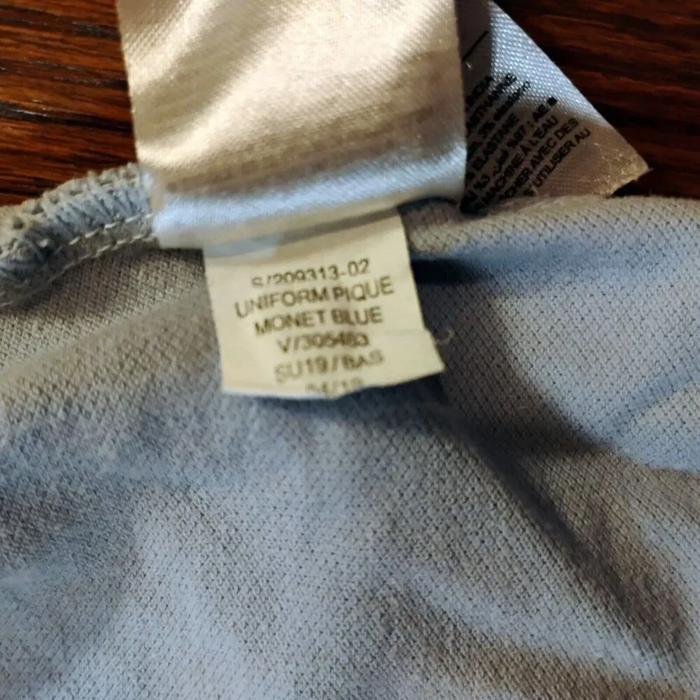 GAP Kids Pale Blue Polo Shirt Short Sleeve Size Small